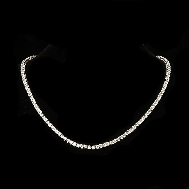 3/4/5mm 1 Row CZ Tennis Chain