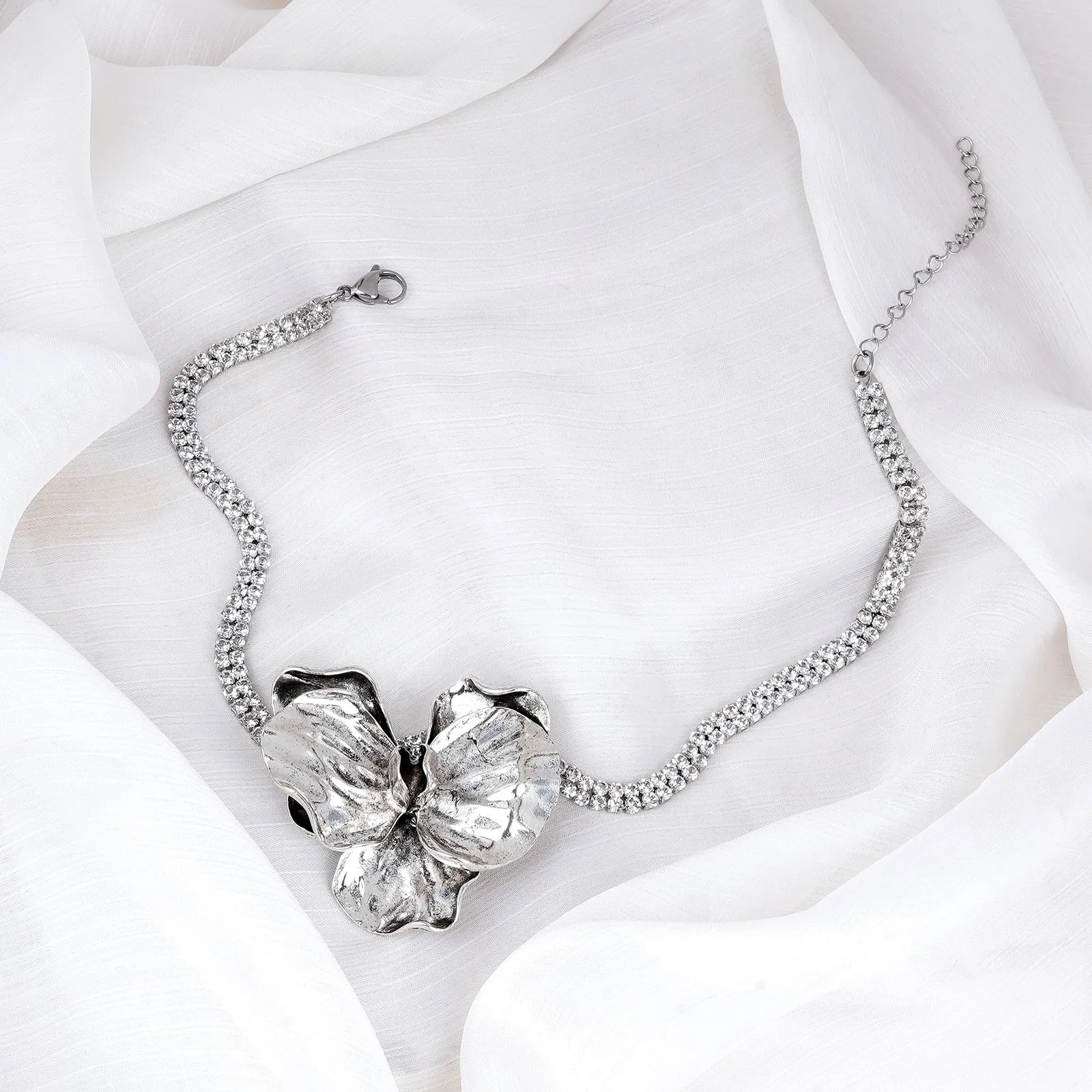 Asteria Silver Necklace