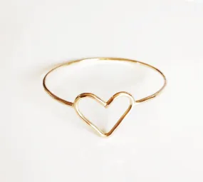 Bangle Elsa - baby heart bangle (B301)