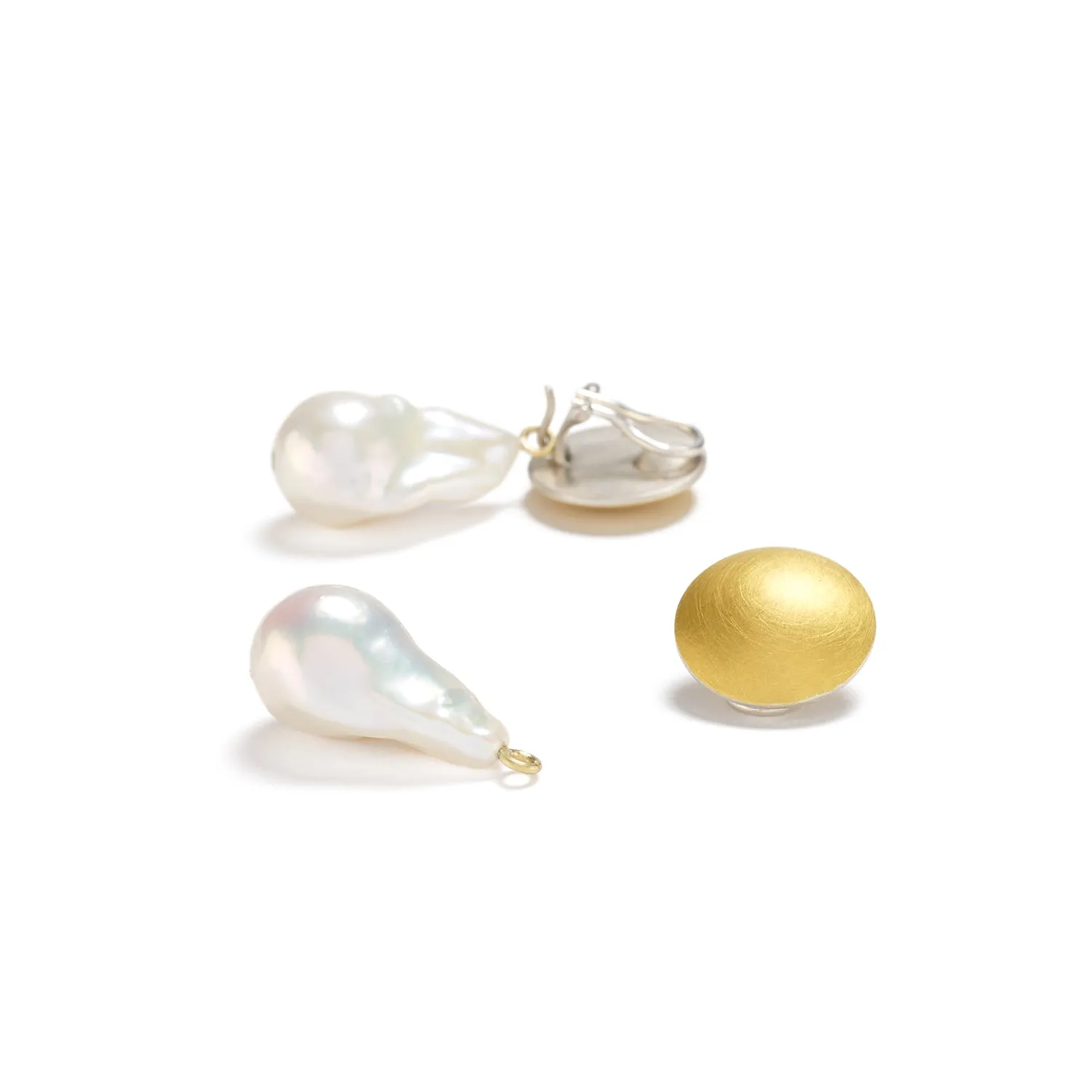 Baroque Pearl Earring Pendants