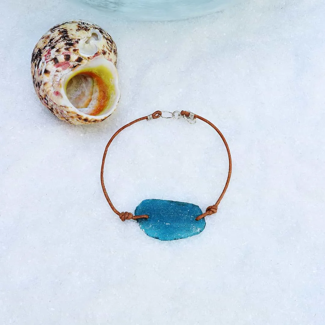 Beach Stroll - Sea Glass Bracelet