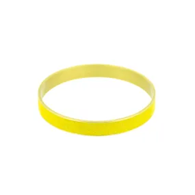 Broad Gauge Bangle Bracelet BRASS   CONCRETE Yellow