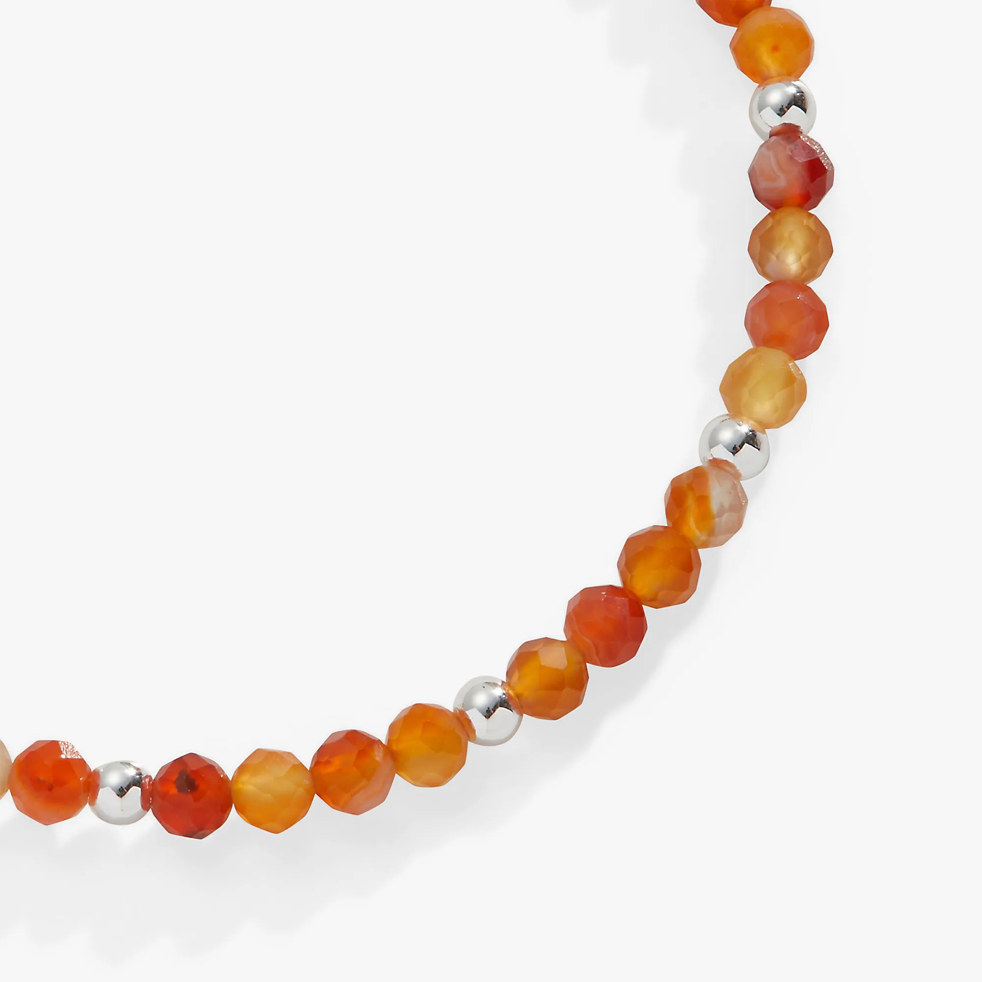 Carnelian Beaded Bangle