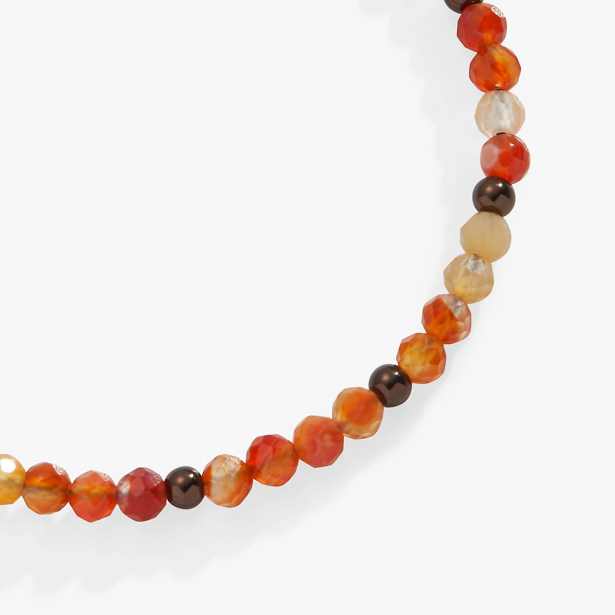 Carnelian Beaded Bangle