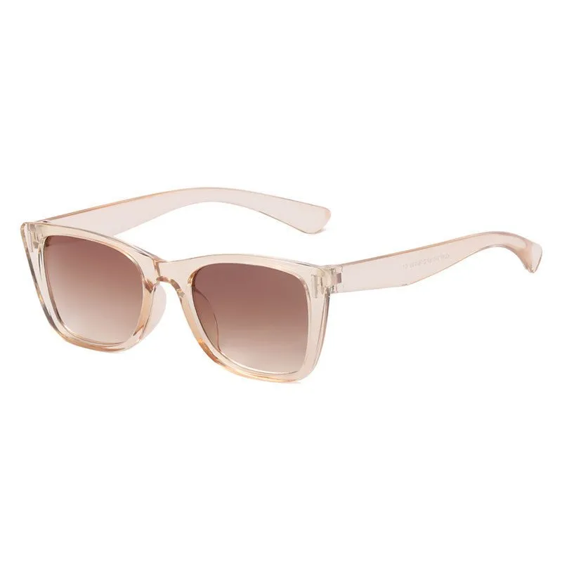 Casual Square Shaped Full Rim Plastic Sunglasses