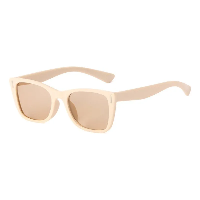 Casual Square Shaped Full Rim Plastic Sunglasses