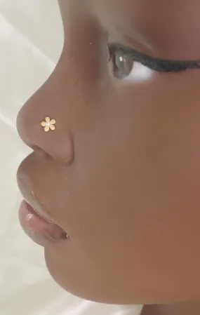 Dainty Cute Small Flower Nose Stud Piercing