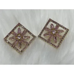 Diamond flower Earrings