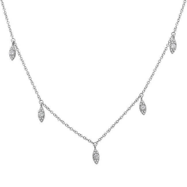 Diamond Station Necklace