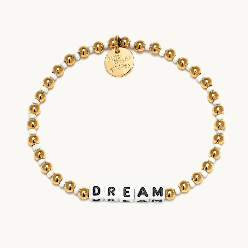 Dream Bracelet in Gold Little Words Project