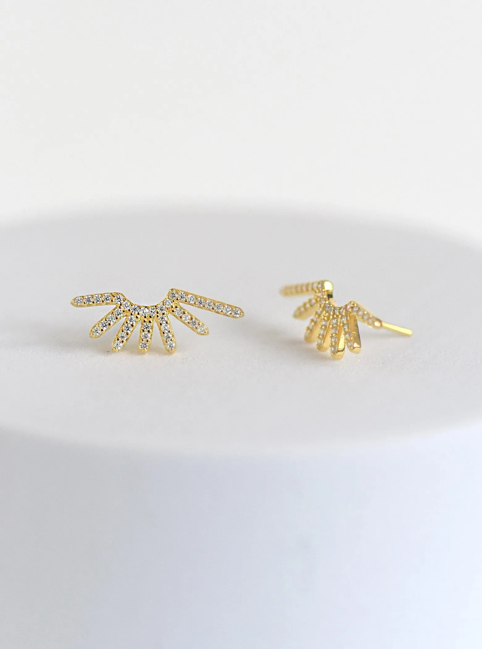 Fan Stud Earring