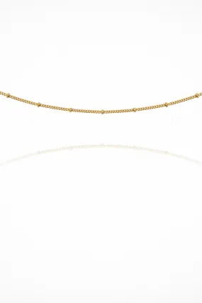 Fine Choker Chain - Gold