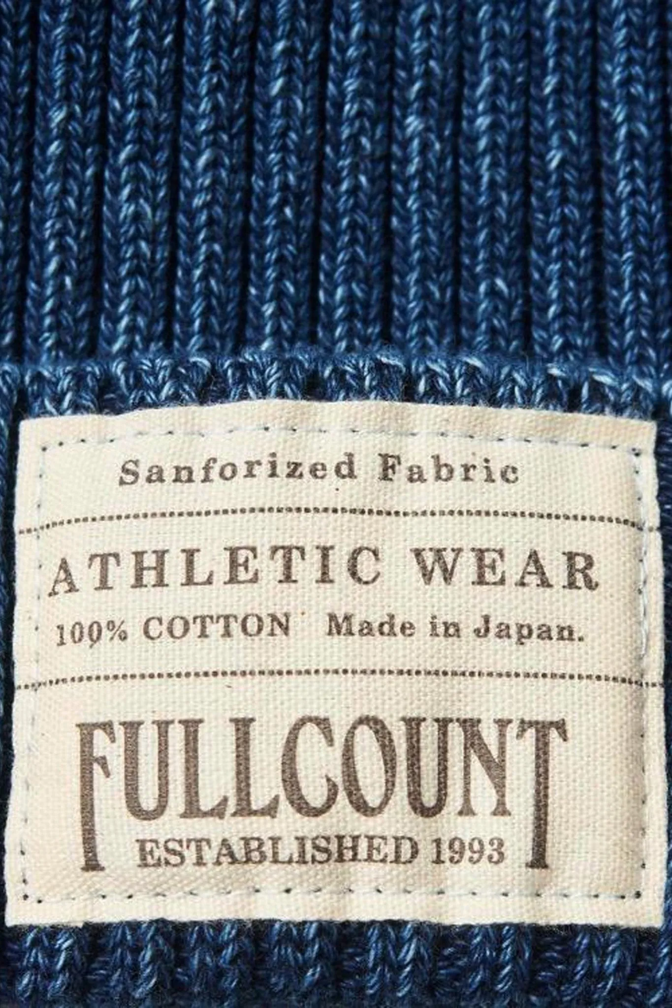 Fullcount Ribbed Watch Cap - Dark Indigo