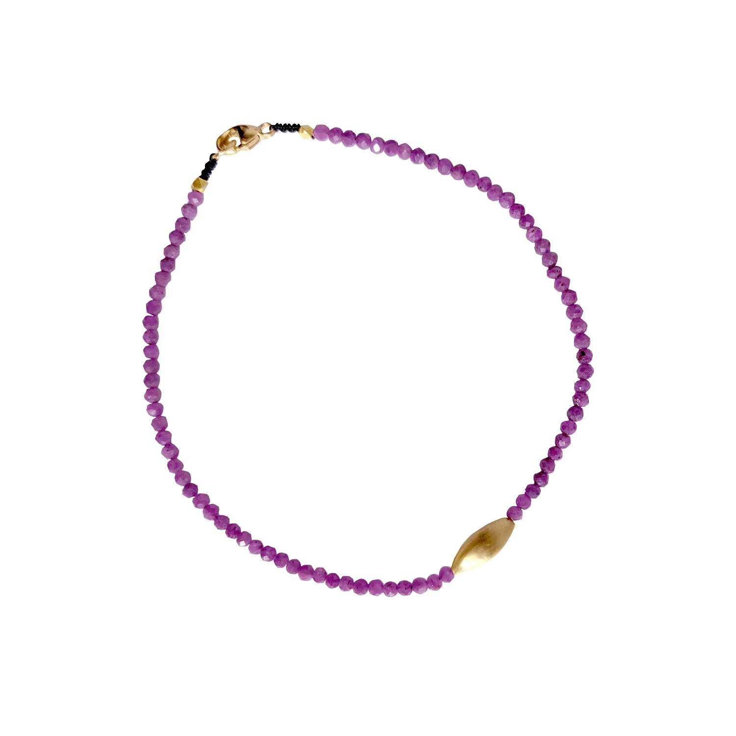 Gemstone Bracelets in Gold by Margaret Solow