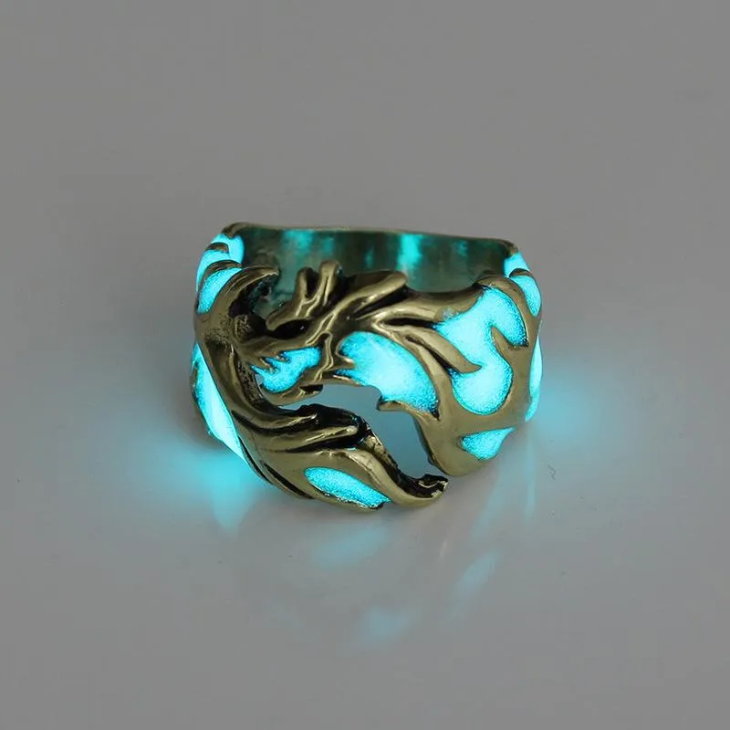 Glow In The Dark Dragon's Fury Ring