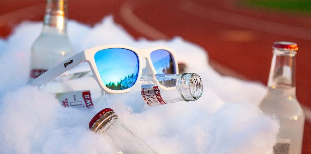 goodr OG Polarized Sunglasses - Iced by Yetis