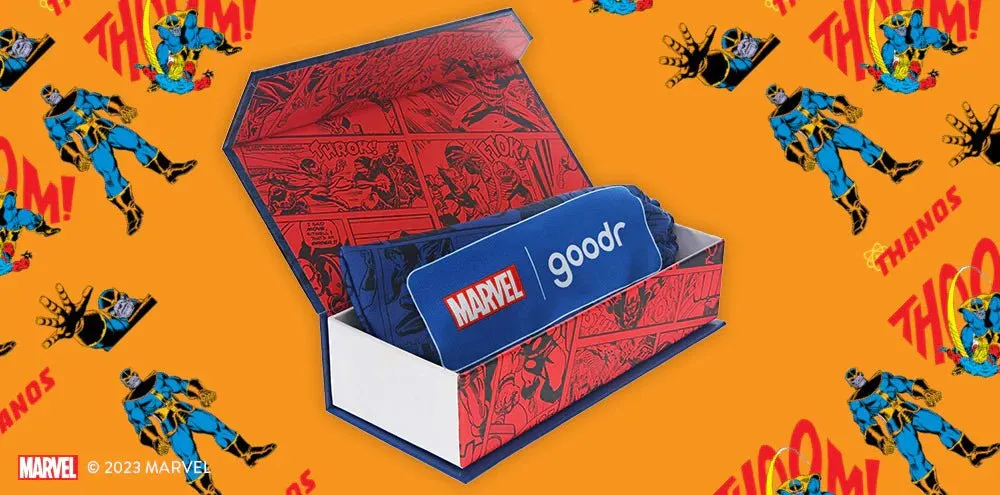 goodr OG Polarized Sunglasses MARVEL VILLAINS THANOS - Snap Survivor Shades