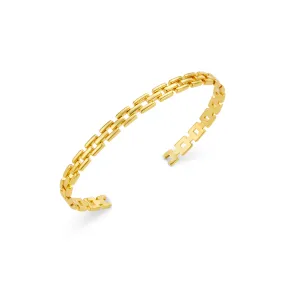 Heritage Chain Open Bangle