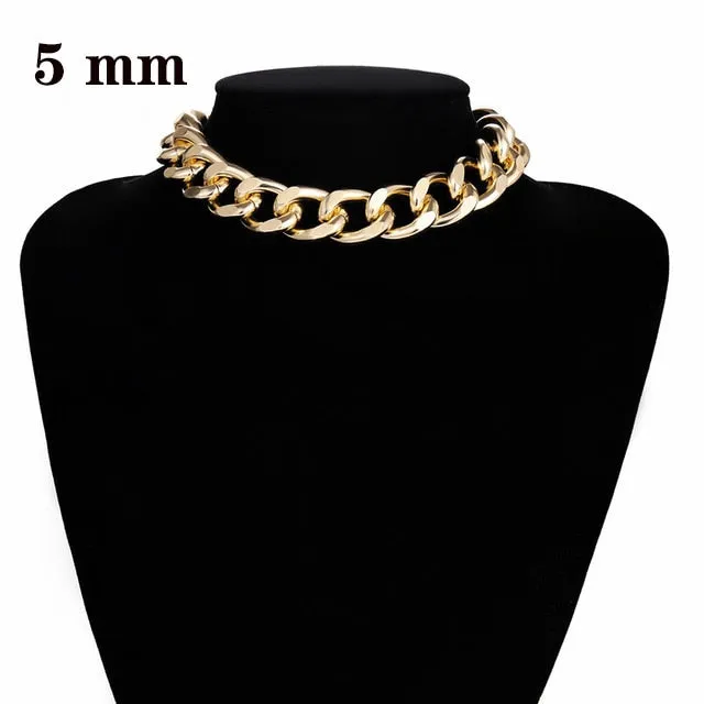 Ingemark Punk Miami Cuban Choker Necklace