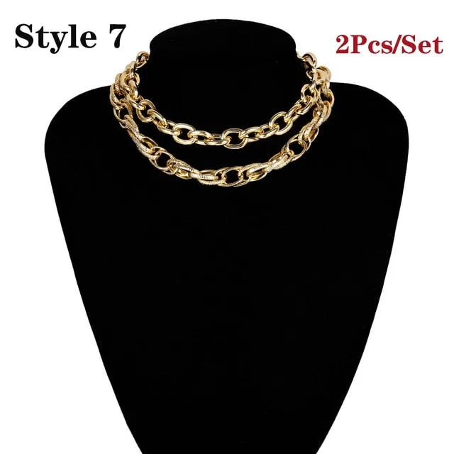 Ingemark Punk Miami Cuban Choker Necklace