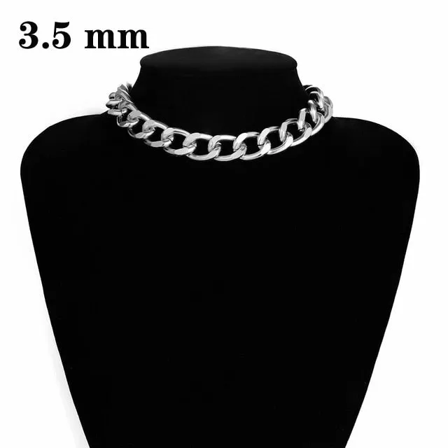 Ingemark Punk Miami Cuban Choker Necklace