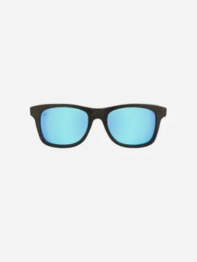 Jay Eco-Friendly Bamboo Sunglasses | Blue Mirror