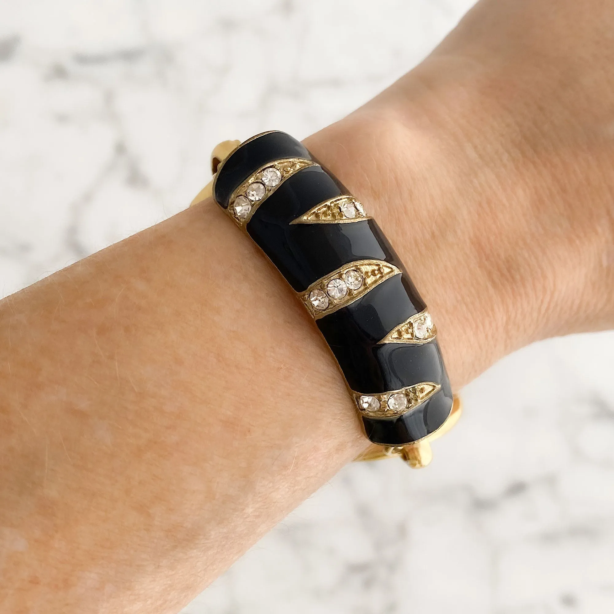 JIMMI vintage black and gold bracelet