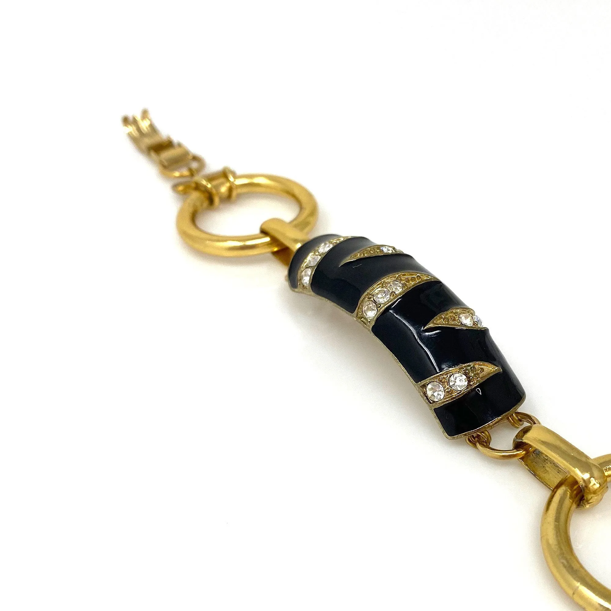 JIMMI vintage black and gold bracelet