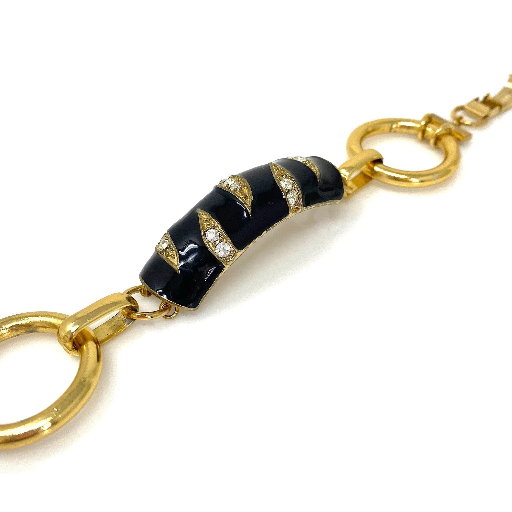 JIMMI vintage black and gold bracelet