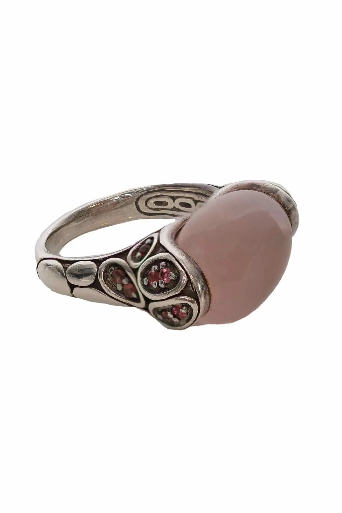 John Hardy 925 Rose Quartz Ring