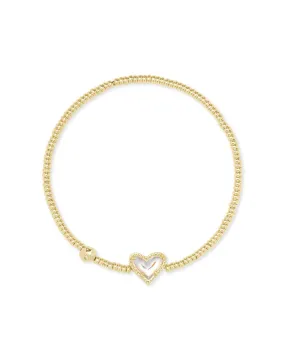 Kendra Scott Ari Heart Stretch Bracelet