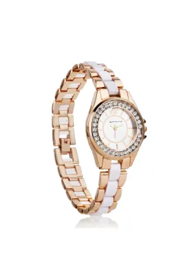 Ladies Watch White Strap