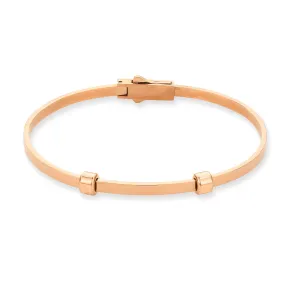 Letter bangle rosé gold