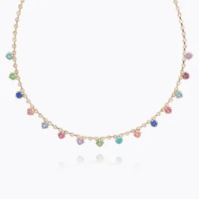 Lily Necklace / Rainbow Combo