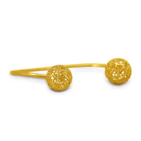 LUCRECIA GOLD BRACELET CUFF FILIGREE