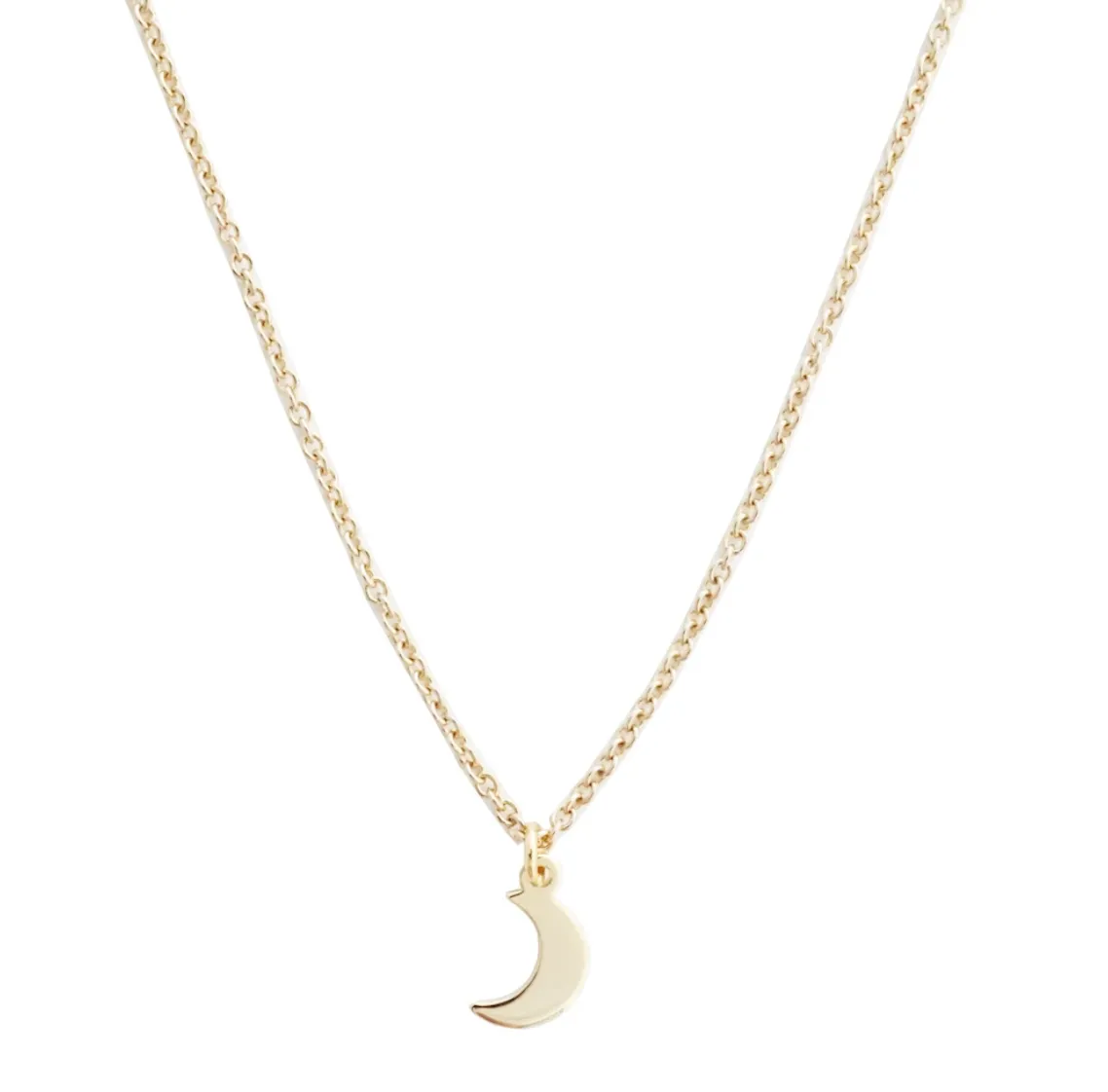 Magic Charm Moon Necklace (Gold)