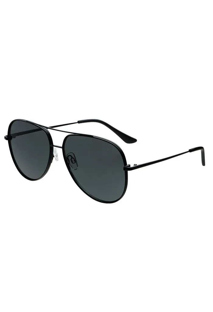 Max Matte Black Aviators