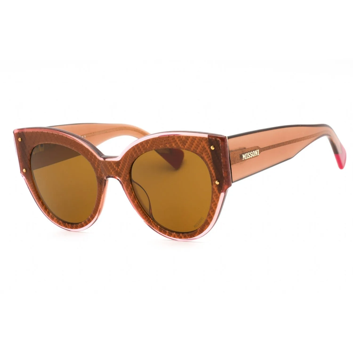 Missoni MIS 0063/S Sunglasses Fuchsia Beige Fuchsia / Brown Women's