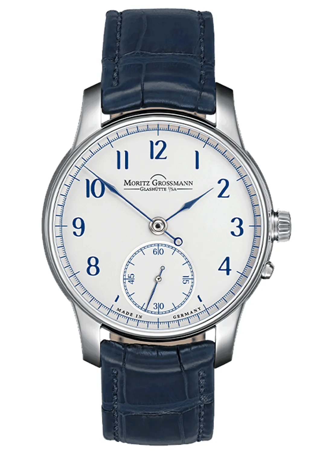 Moritz Grossmann Enamel Arabic Blue Stainless Steel | LE18