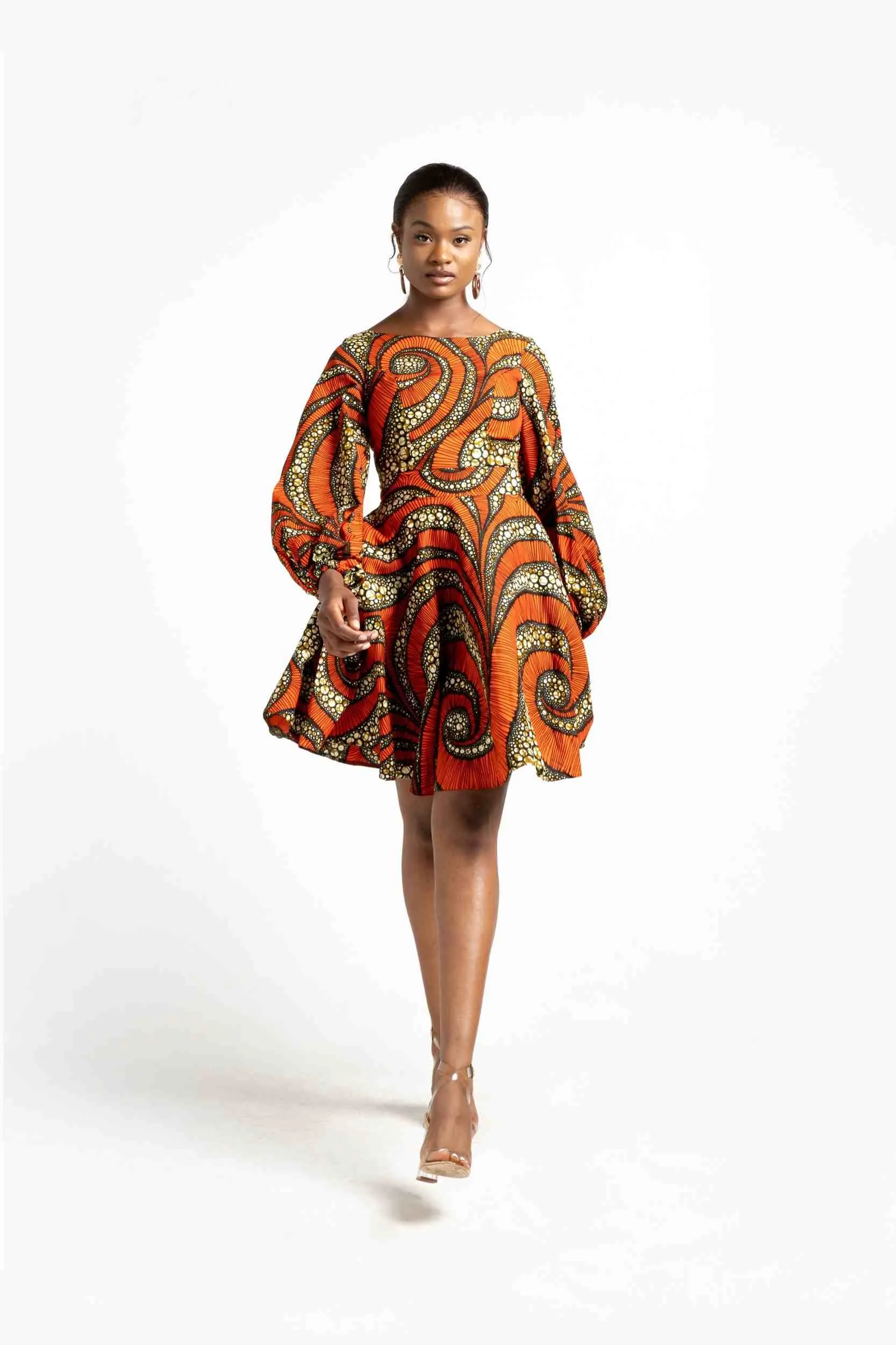 NURU African Print Women's Dress