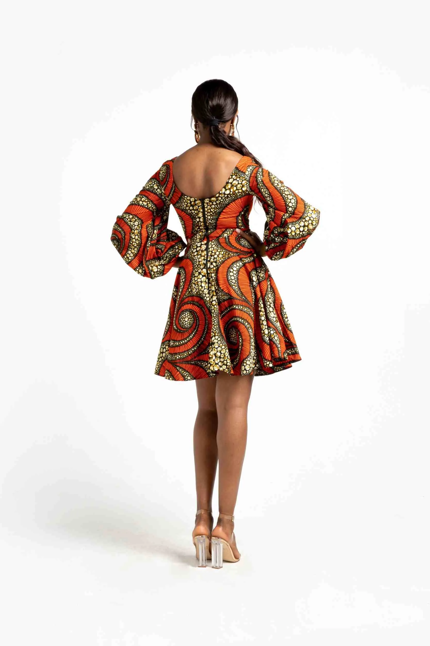 NURU African Print Women's Dress