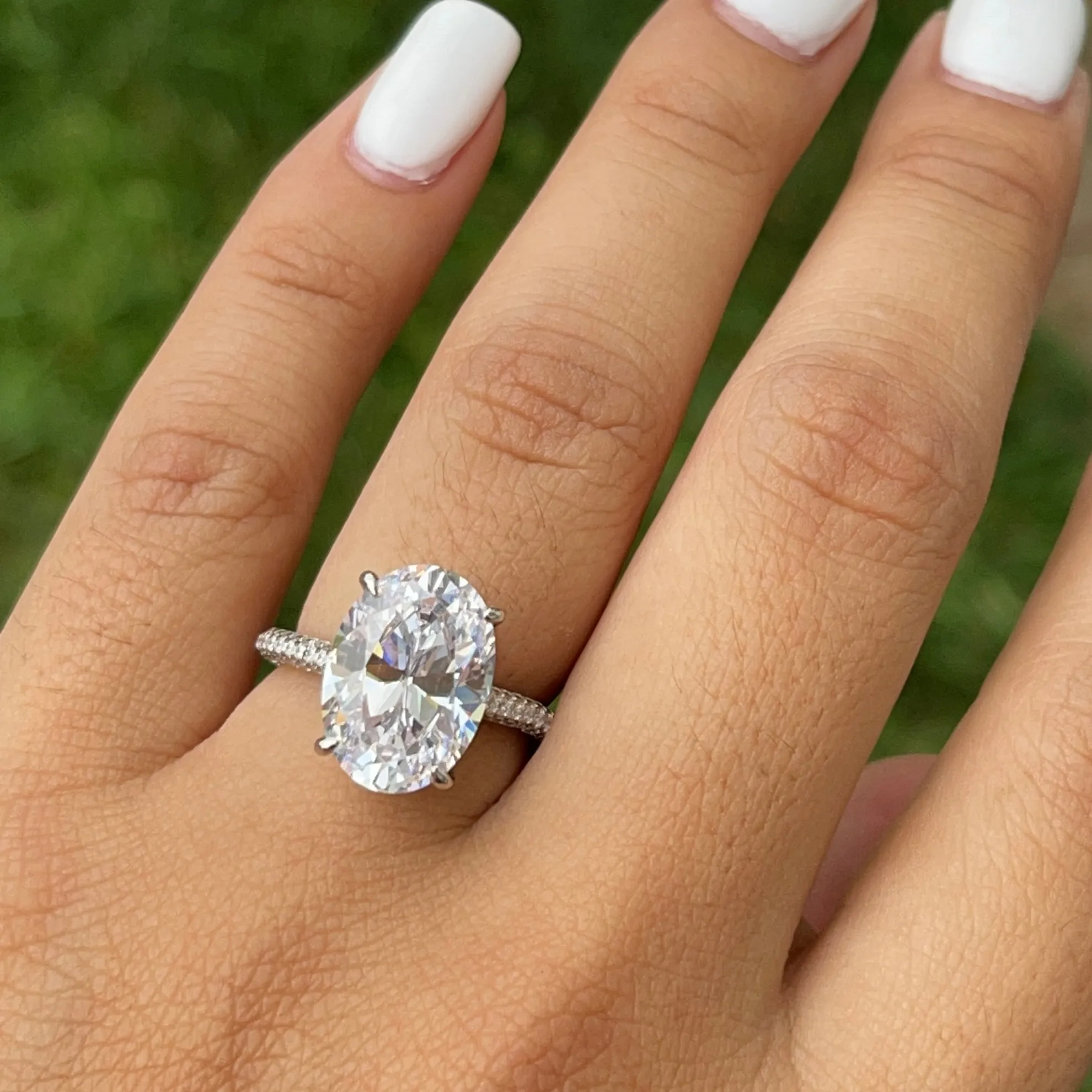 PAMELA MOISSANITE RING