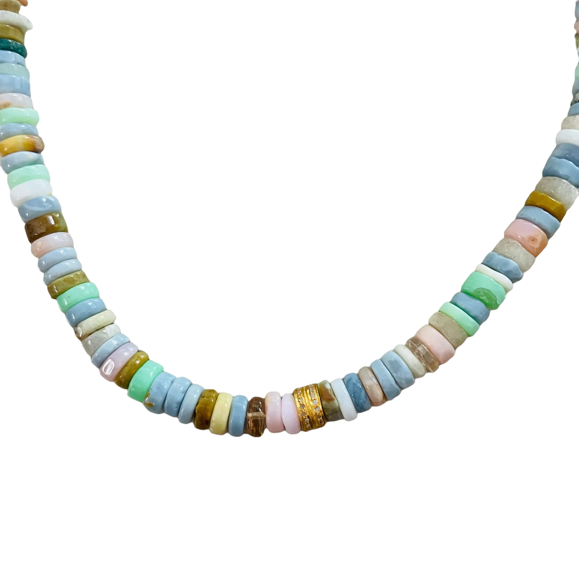 Pastel Opals Candy Necklace