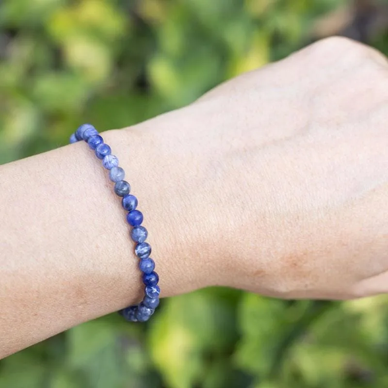 Peace Sodalite Delicate Bracelet