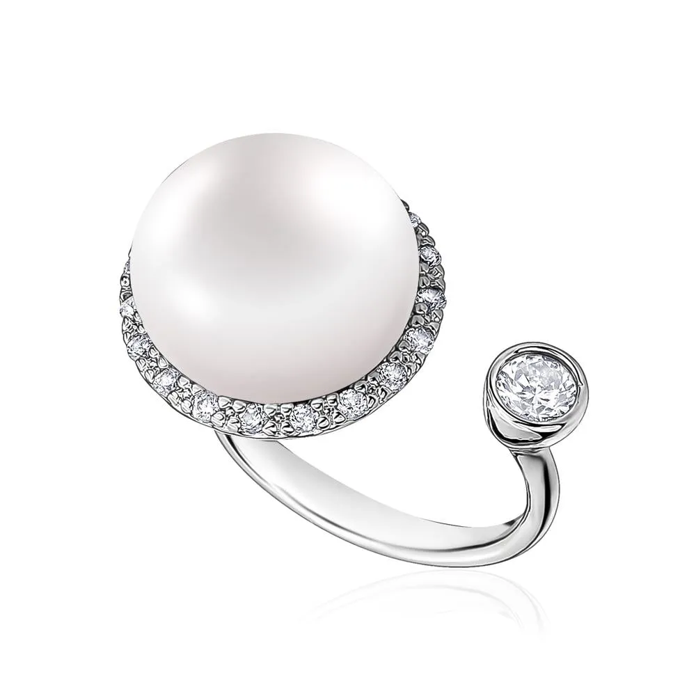 PEARL PAVE RING