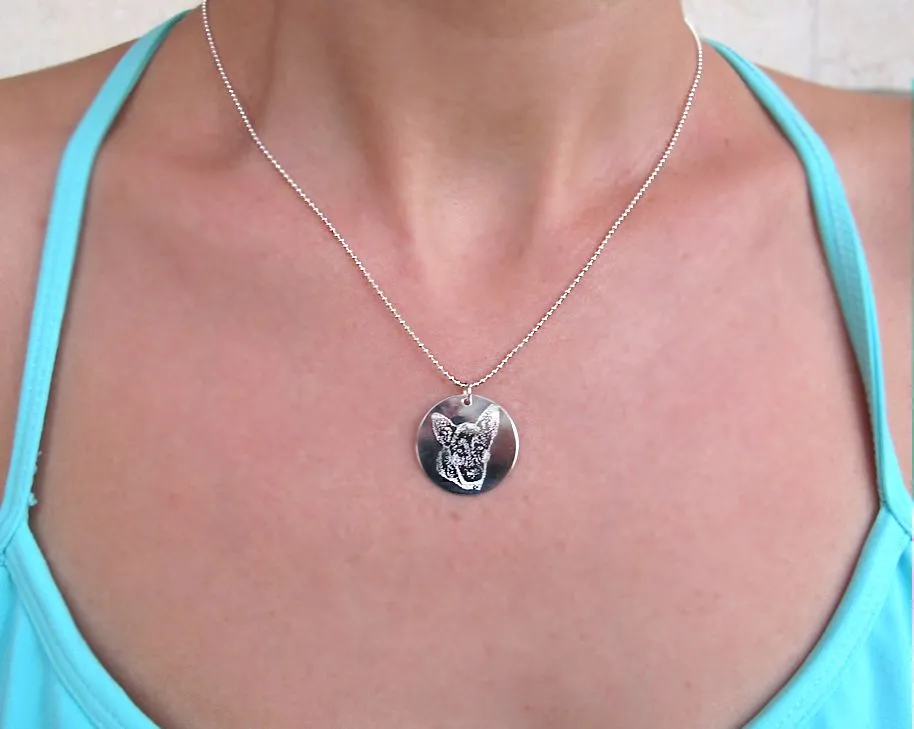 Pet Photo Necklace