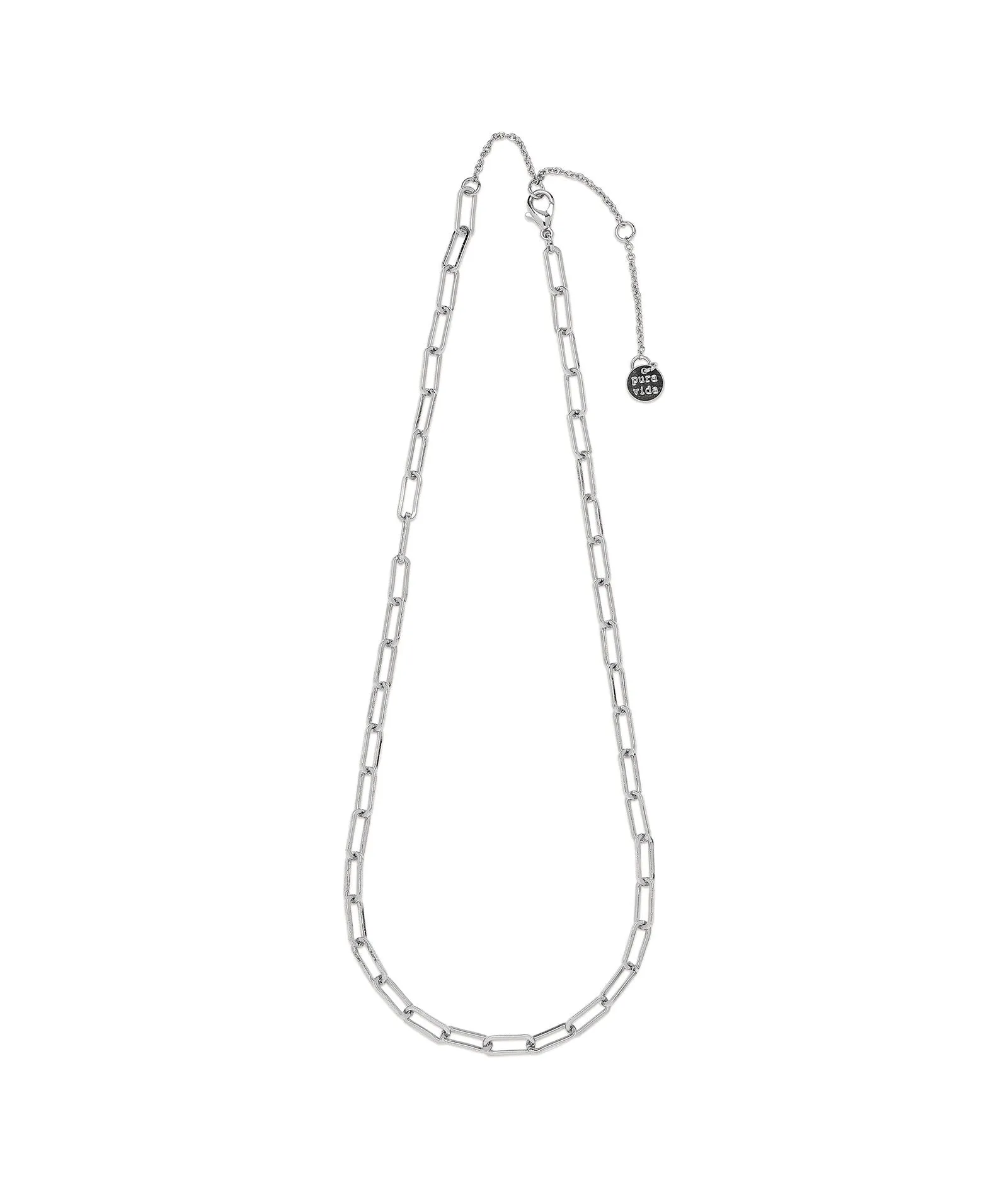 Pura Vida Simple Paperclip Choker