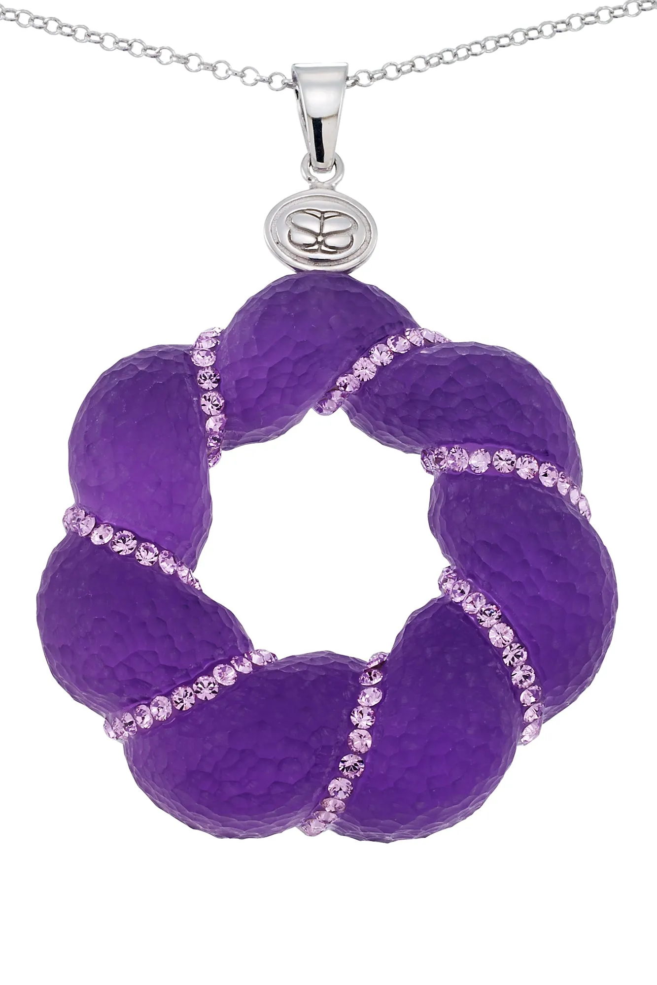 Purple Cloud Necklace