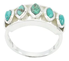 Riyo Elegant Stone Turquoise Silver Ring Premier Designs Jewelry