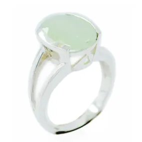 Riyo Fascinating Gem Chalcedony Sterling Silver Ring Opal Jewelry